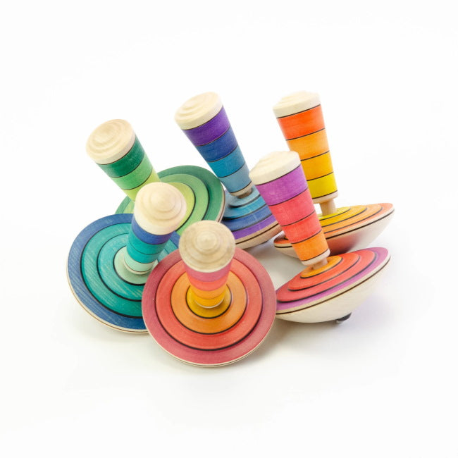 Mader | My First Spinning Top with Starter | Red