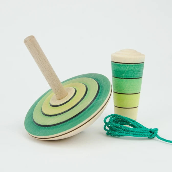 Mader | My First Spinning Top with Starter | Green