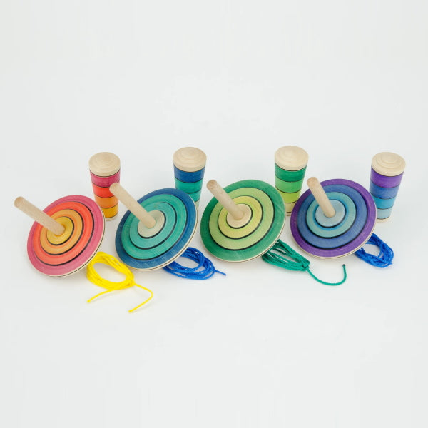 Mader | My First Spinning Top with Starter | Raspberry