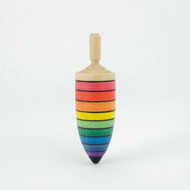 Mader | Thunderbolt Spinning Top top red bottom purple near the tip