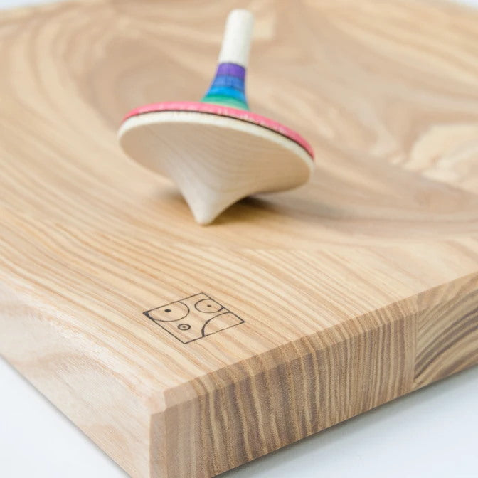 Mader | Wooden Plate for Spinning Tops | 25cm Ash