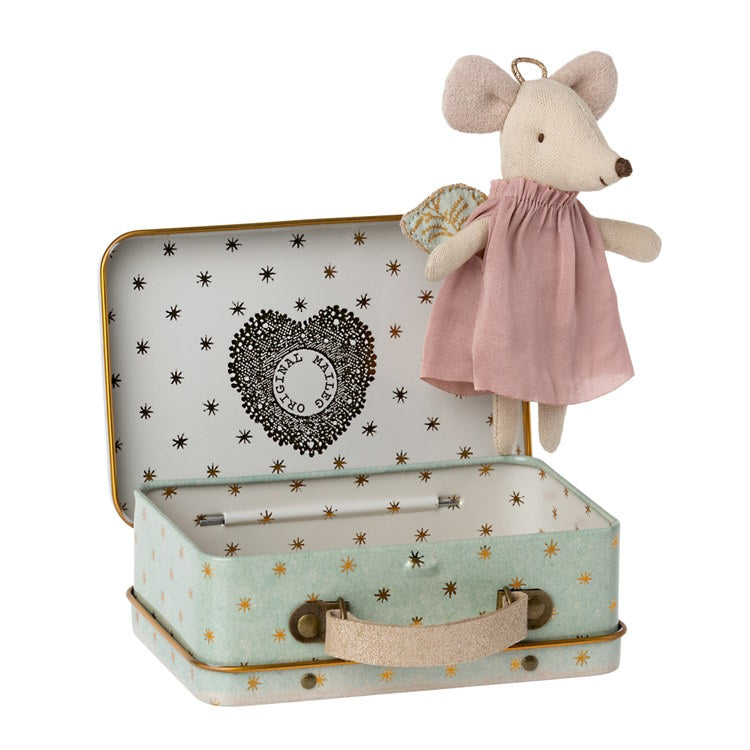 Maileg | Angel Mouse in Suitcase at Milk Tooth