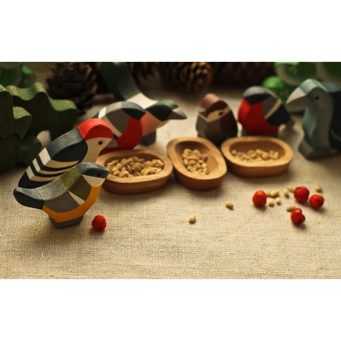 Mikheev | Bird | Sparrow wooden toy at Milk Tooth