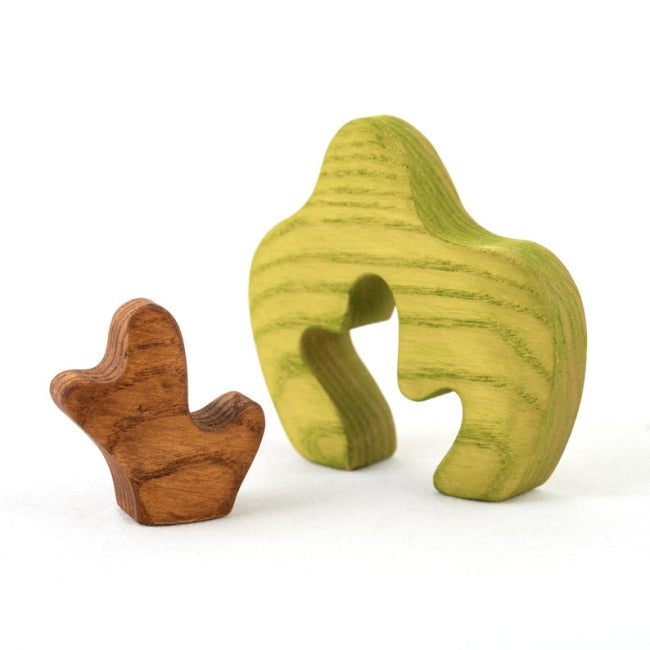 Mikheev | Bush | Yellow-Green wooden toy at Milk Tooth