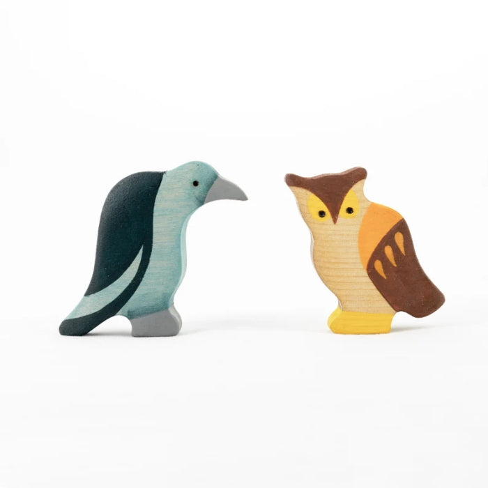 Mikheev | Bird | Crow wooden toy at Milk Tooth