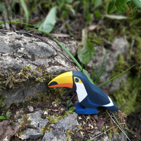 Mikheev | Bird | Toucan wooden toy at Milk Tooth