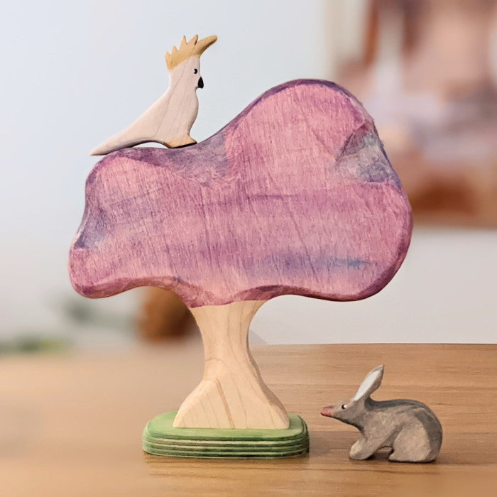 © Milk Tooth NOM Handcrafted Cockatoo Bilby & Jacaranda Tree