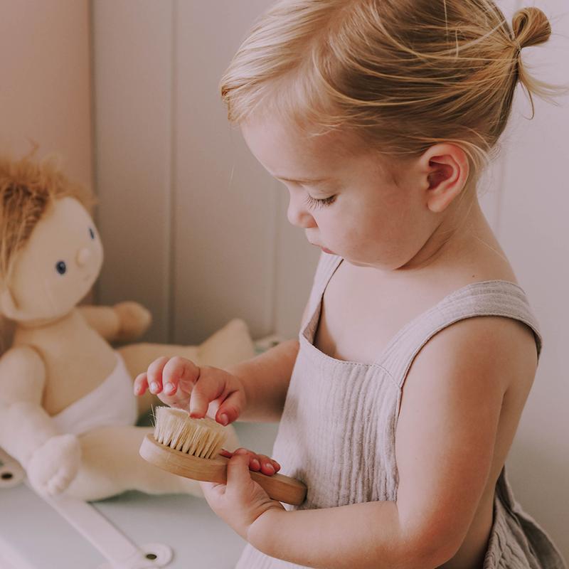Olli Ella | Dinkum Doll Brush | Wooden Toy