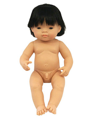 Miniland 38cm Baby Doll | Asian Boy