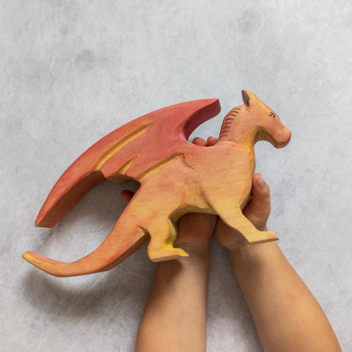NOM Handcrafted | Large Fire Dragon at Milk Tooth