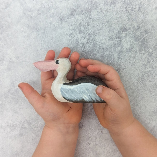 NOM Handcrafted | Pelican Sitting at Milk Tooth