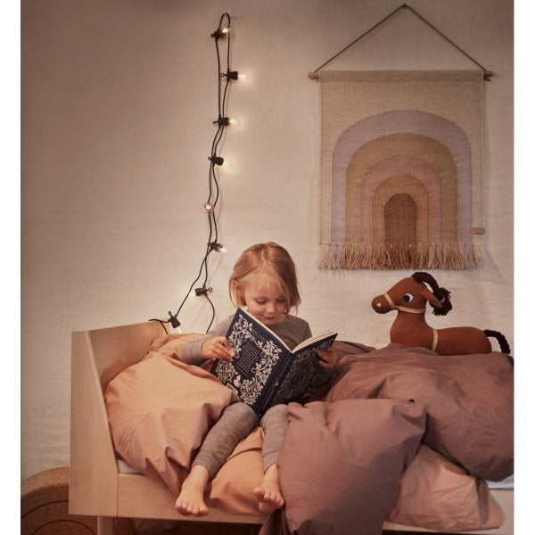 OYOY | Follow The Rainbow Mini Wall Rug | Lavender at Milk Tooth