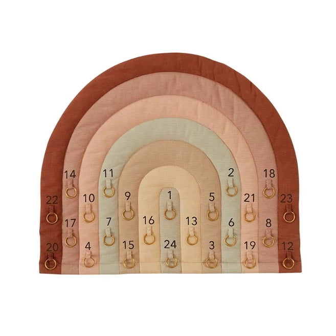 OYOY | Rainbow Christmas Advent Calendar PRE-ORDER at Milk Tooth