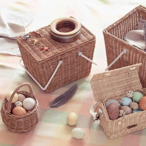 Olli Ella | Berry Basket | Rattan Toy Basket for Children