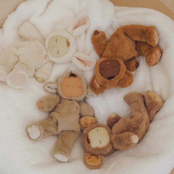 Olli Ella Teddy Mini Cozy Dinkum doll at Milk Tooth | Bear soft toy