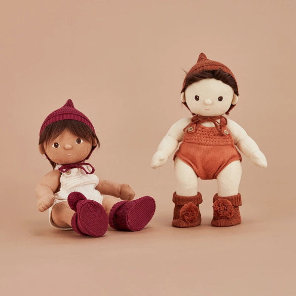 Olli Ella | Dinkum Doll Knit Set | Plum Umber