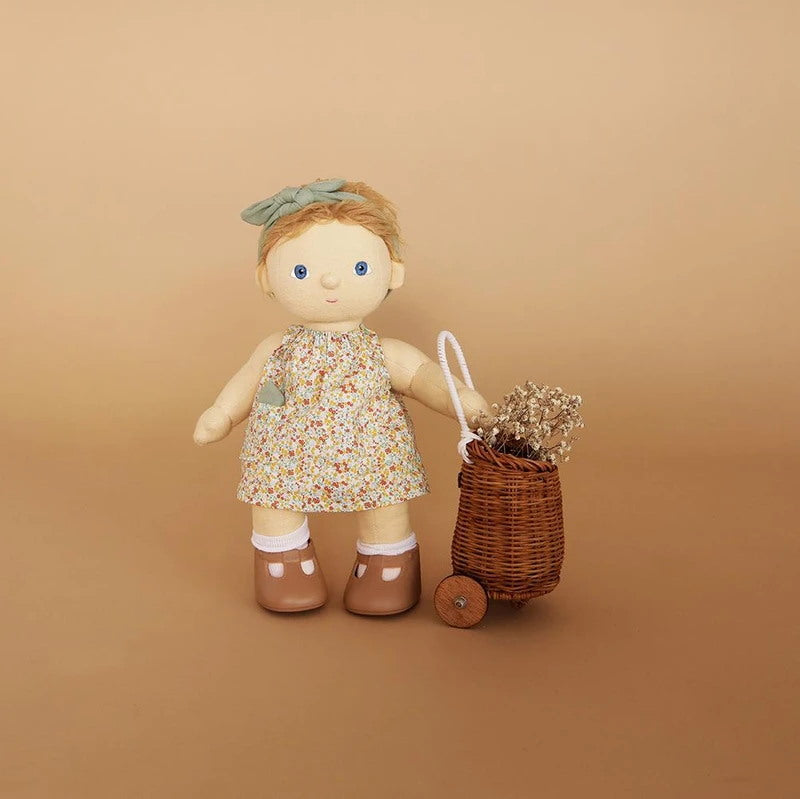 Olli Ella Poppet Dinkum Doll with Luggy and Una Dress Clothing Set