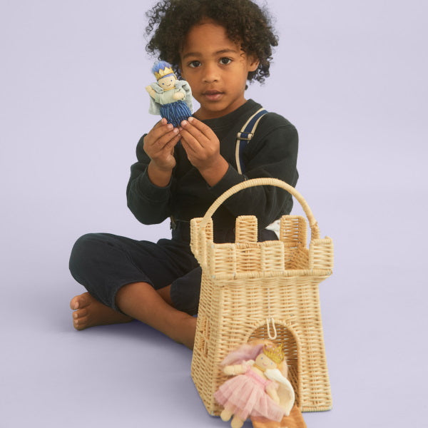 Olli Ella | Rattan Castle Bag PRE-ORDER at Milk Tooth