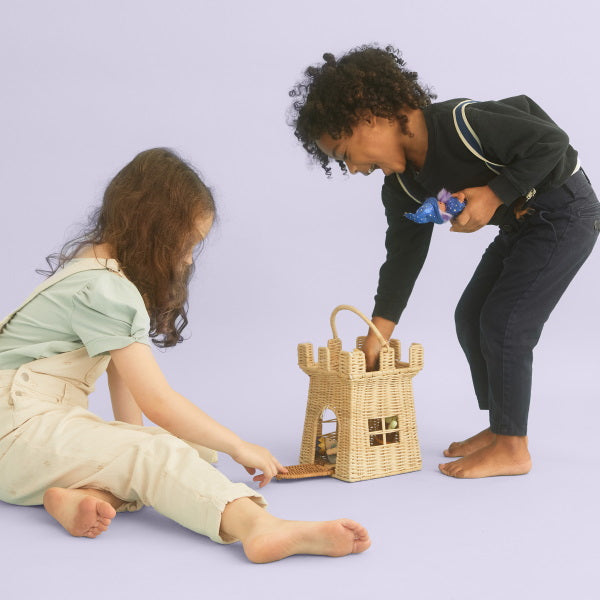 Olli Ella | Rattan Castle Bag PRE-ORDER at Milk Tooth