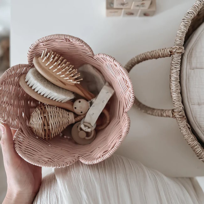 Olli Ella | Rattan Lily Basket Set of 2 at Milk Tooth