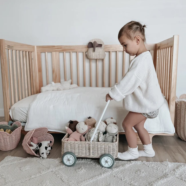 Olli Ella | Rattan Lily Basket Set of 2 at Milk Tooth