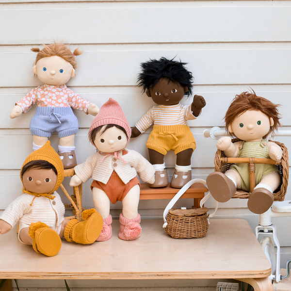 Olli Ella | Dinkum Doll Knit Set | Bloom Honey at Milk Tooth