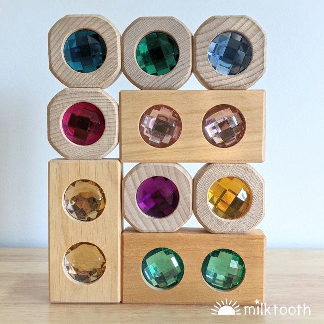 Papoose Bitcoin Blocks Goethe with Bauspiel Colour Street Blocks