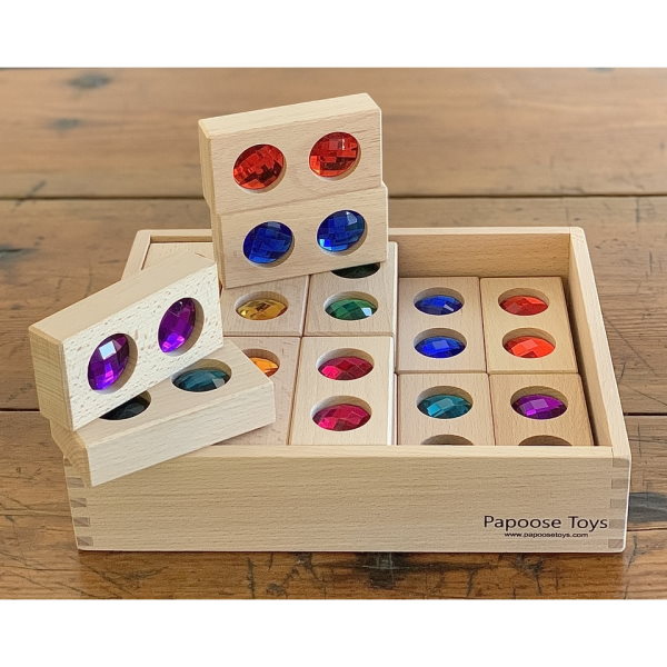 Papoose | 20 Double Gem Blocks with Tray