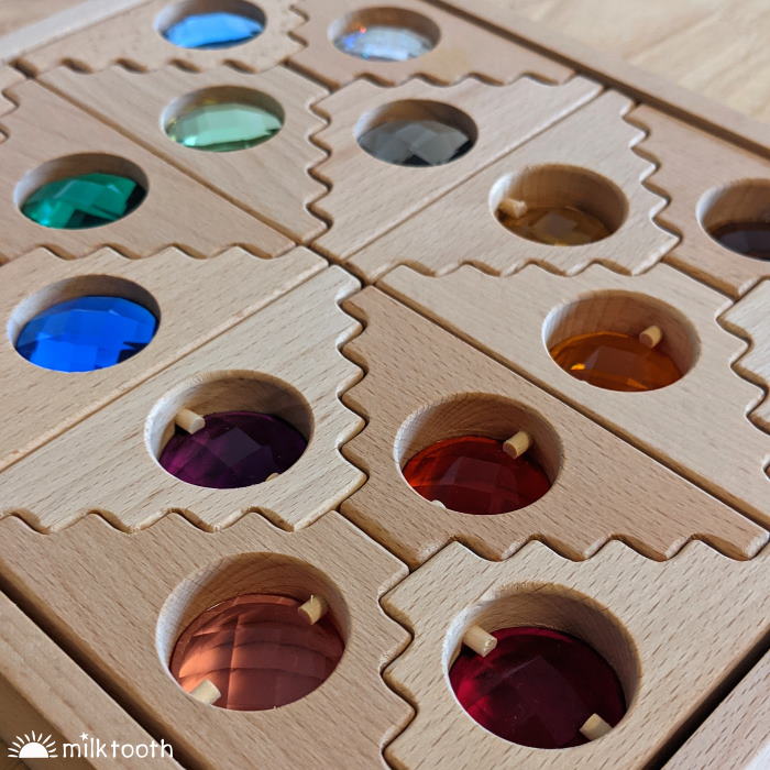 Papoose | Dutch Step Gables Mix | 8 Cool Blocks & 8 Warm Windows in Tray