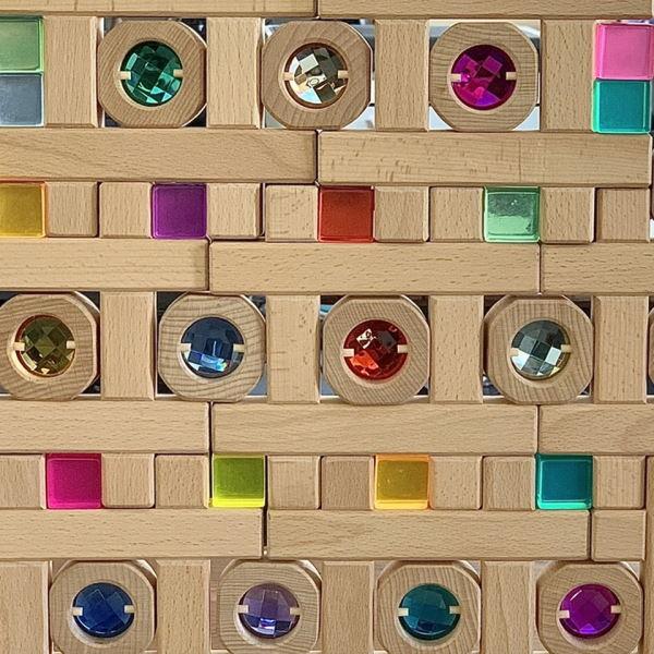 Papoose | Wood Hash Tag Blocks at Milk Tooth