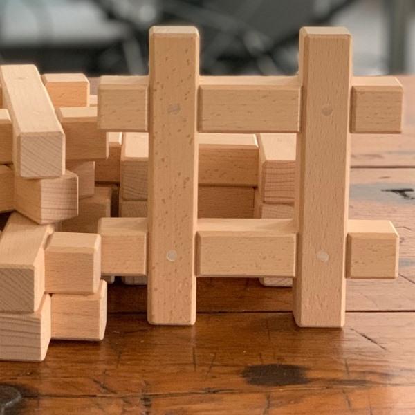 Papoose | Wooden Hashtag Blocks at Milk Tooth