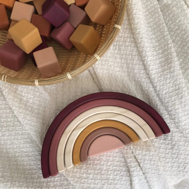 SABO Concept | Rainbow Stacker Marsala at Milk Tooth