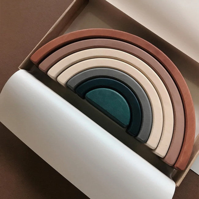 SABO Concept | Rainbow Stacker Terracotta at Milk Tooth