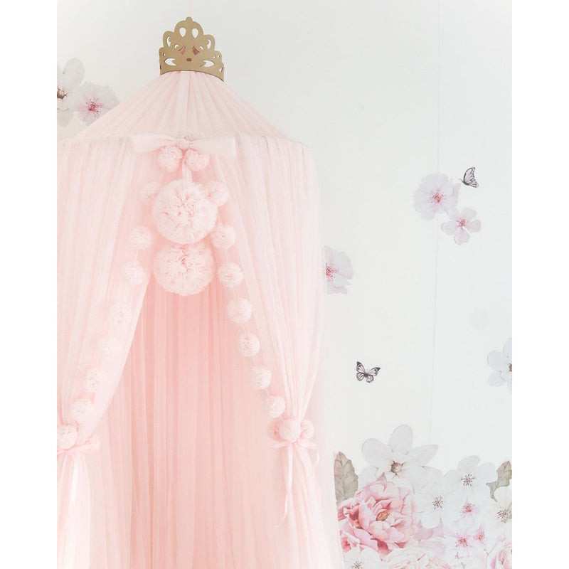 Spinkie Baby | Mini Pom Garland | Powder Pink at Milk Tooth