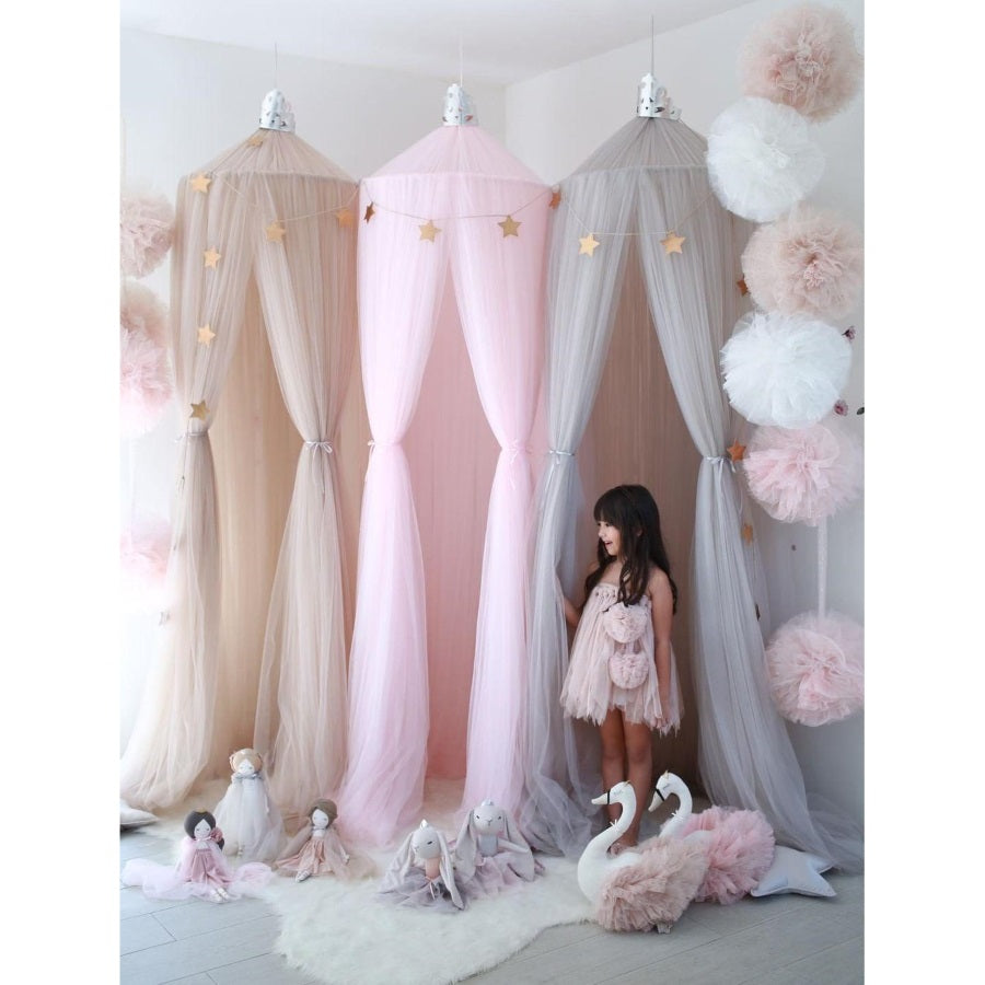 Spinkie Baby | Princess Canopy | Nude Pink Grey
