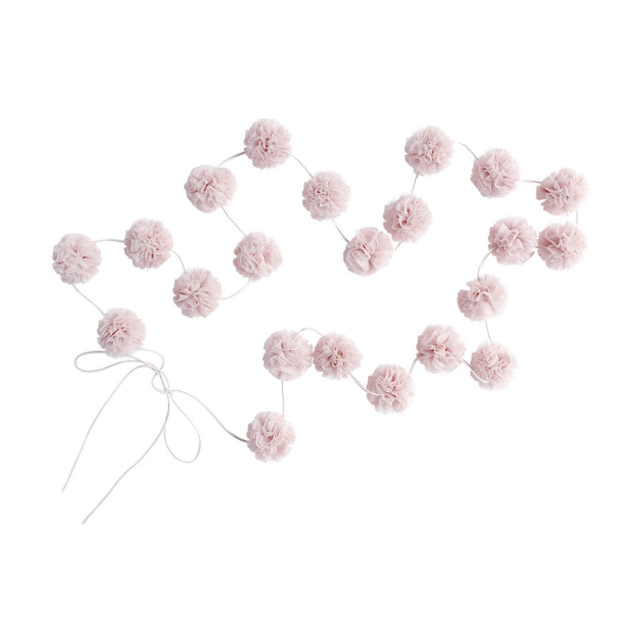 Spinkie Baby | Mini Pom Garland | Pale Rose at Milk Tooth