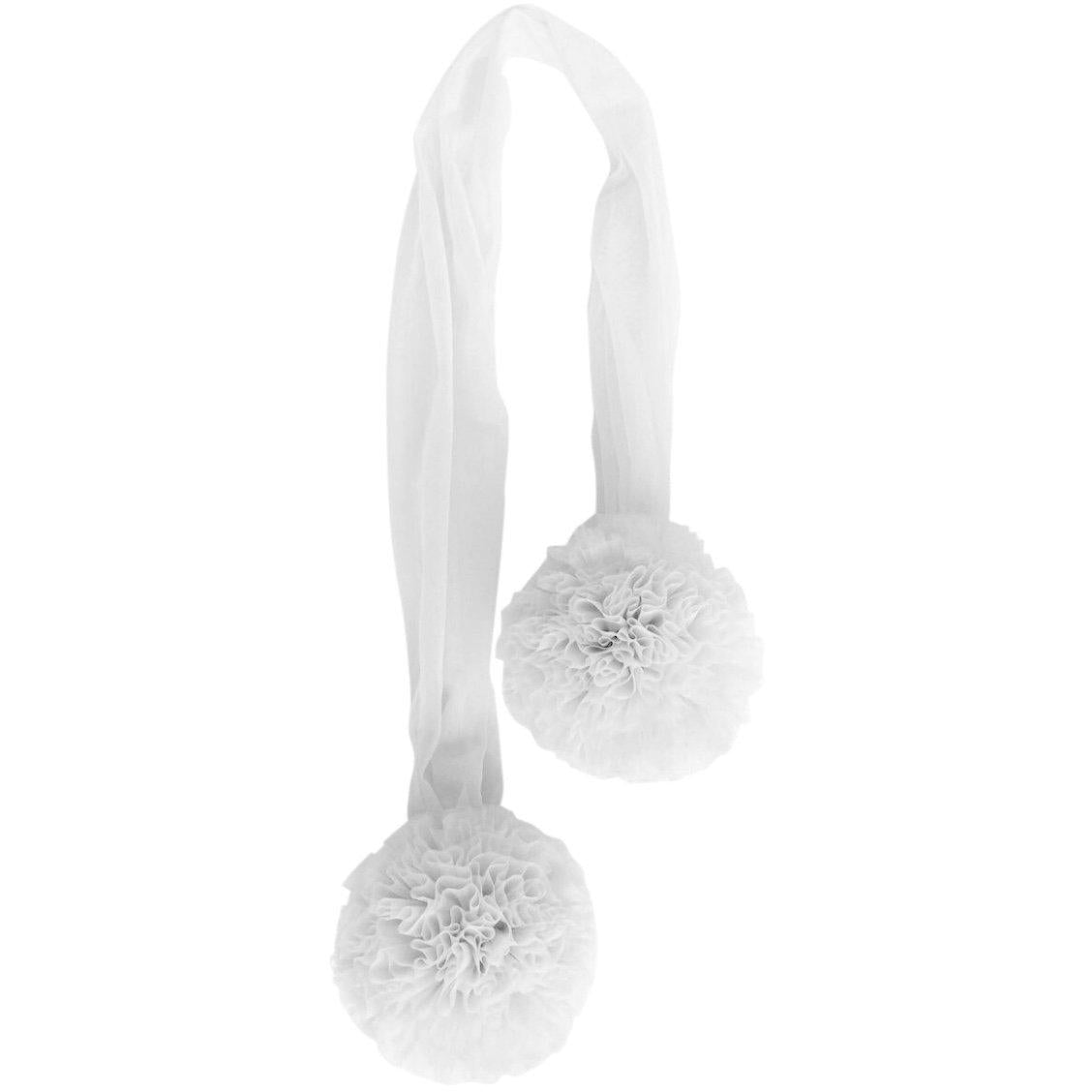 Spinkie Baby | Pom Garland | White Tulle