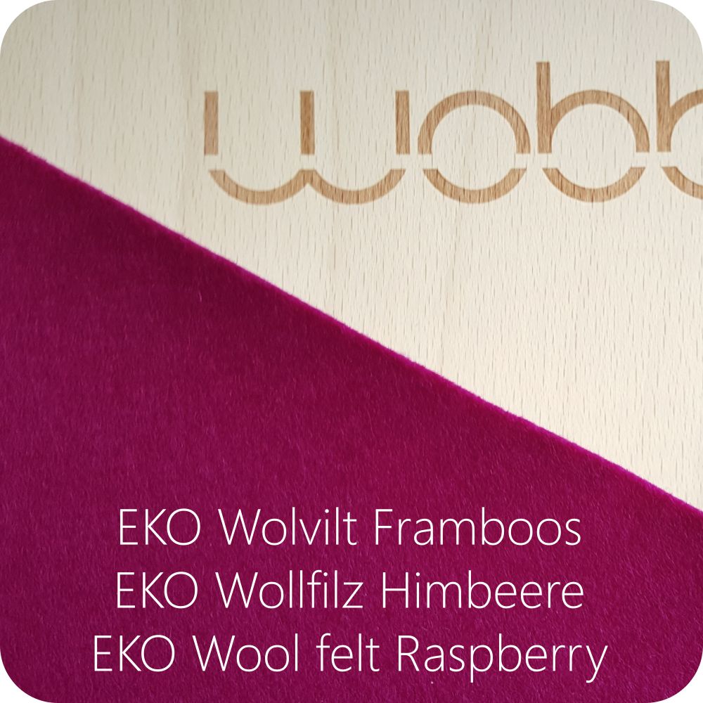 Raspberry Felt on the Wobbel Balance Board Rockerboard