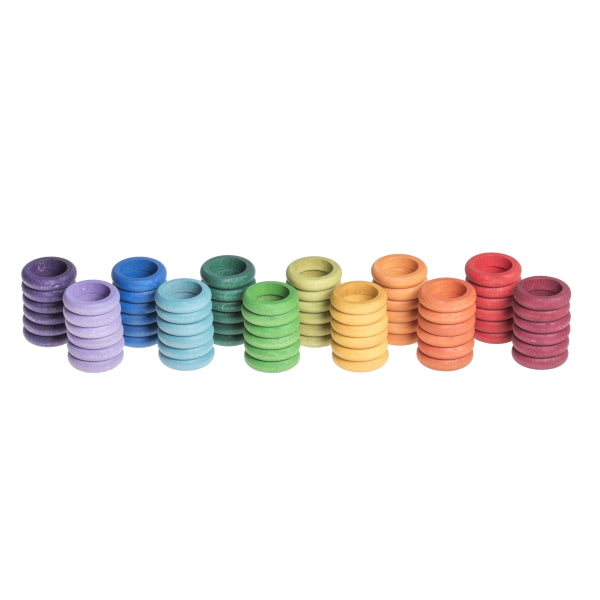 Grapat | 72 RIngs in 12 Rainbow Colours