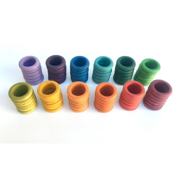 Grapat | 72 RIngs in 12 Rainbow Colours