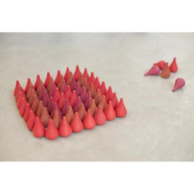 Grapat | Mandala | Fire 36 Pieces | Wooden Toy Set