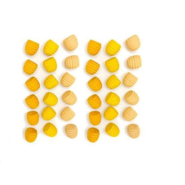 Grapat | Mandala | Honeycomb 36 Pieces | Wooden Toy Set