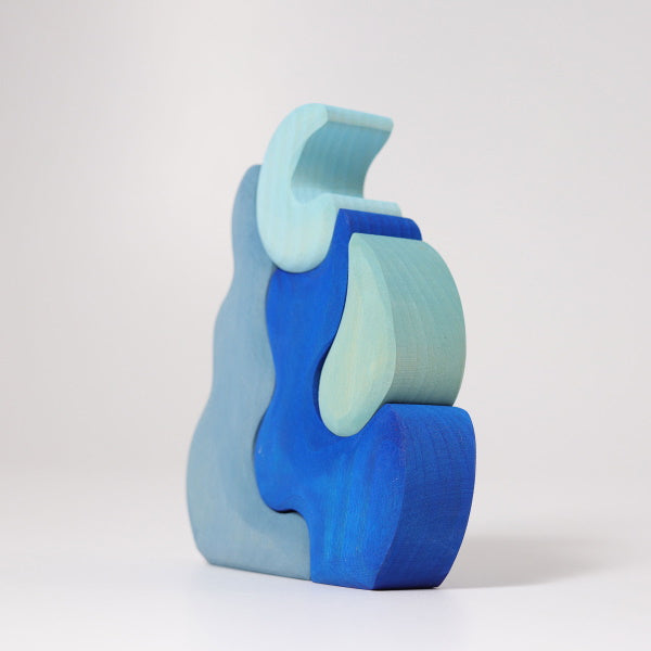 Grimm's | Casa Luna blue house stacker