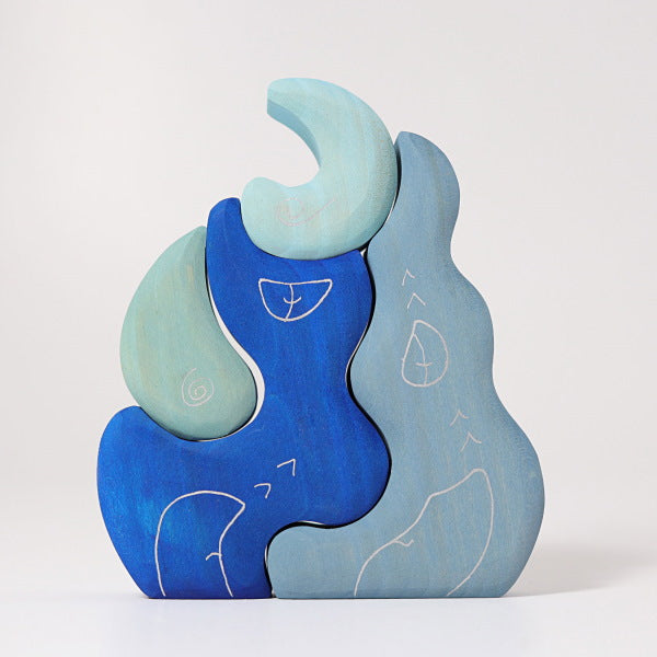 Grimm's | Casa Luna blue house stacker
