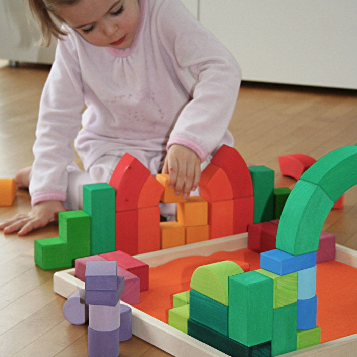 Grimm's | Romanesque Building Set | Timber Building Blocks