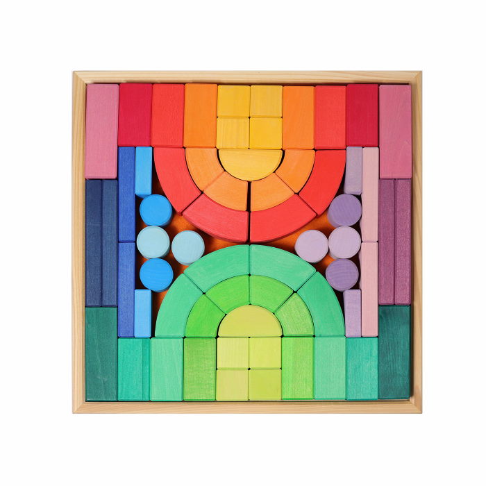 Grimm's | Romanesque Building Set | Wooden Building Blocks