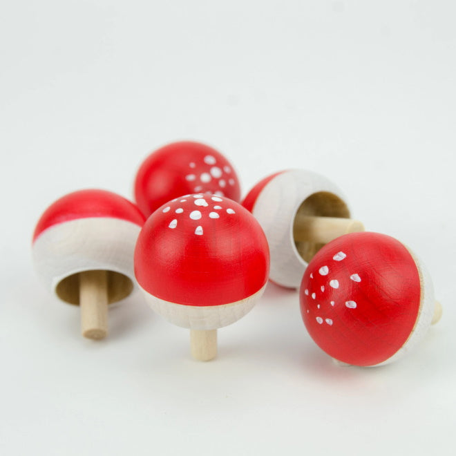 Mader | Spinning Turn Top | Fly Agaric