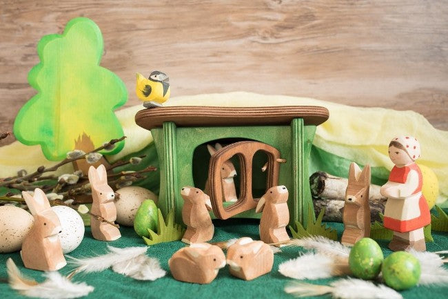 Ostheimer | Wooden Toy | Rabbit Small - Hutch - House