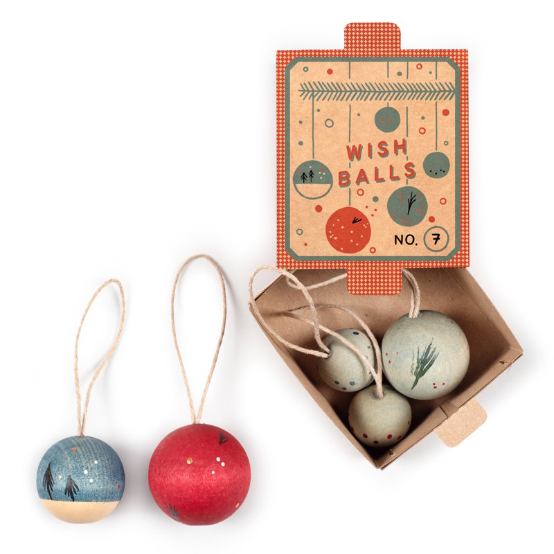 Grapat Christmas Decorations Wish Balls at Milk Tooth Australia