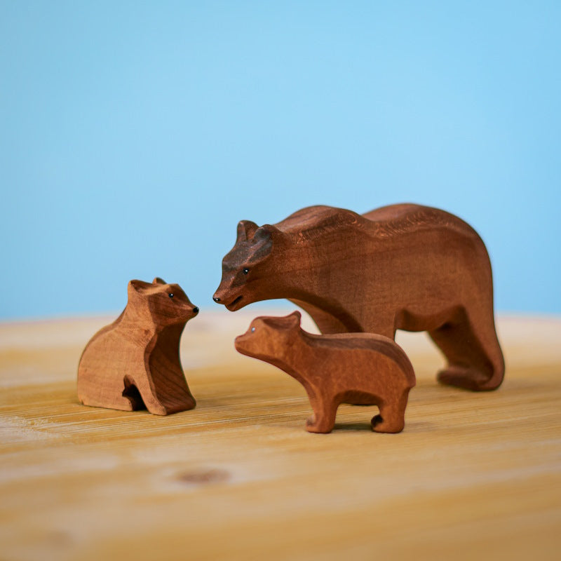 Bumbu Toys | Brown Bear Cub Standing at Milk Tooth Australia